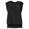 Women's Flowy Muscle Tee With Rolled Cuffs Thumbnail