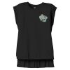 Women's Flowy Muscle Tee With Rolled Cuffs Thumbnail