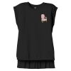 Women's Flowy Muscle Tee With Rolled Cuffs Thumbnail