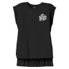 Women's Flowy Muscle Tee With Rolled Cuffs Thumbnail