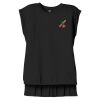 Women's Flowy Muscle Tee With Rolled Cuffs Thumbnail