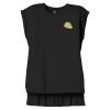 Women's Flowy Muscle Tee With Rolled Cuffs Thumbnail