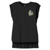 Women's Flowy Muscle Tee With Rolled Cuffs Thumbnail