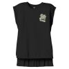 Women's Flowy Muscle Tee With Rolled Cuffs Thumbnail