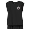 Women's Flowy Muscle Tee With Rolled Cuffs Thumbnail