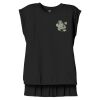 Women's Flowy Muscle Tee With Rolled Cuffs Thumbnail