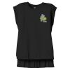 Women's Flowy Muscle Tee With Rolled Cuffs Thumbnail