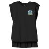 Women's Flowy Muscle Tee With Rolled Cuffs Thumbnail