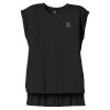 Women's Flowy Muscle Tee With Rolled Cuffs Thumbnail