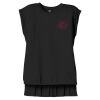 Women's Flowy Muscle Tee With Rolled Cuffs Thumbnail