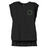 Women's Flowy Muscle Tee With Rolled Cuffs Thumbnail