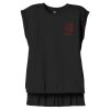 Women's Flowy Muscle Tee With Rolled Cuffs Thumbnail