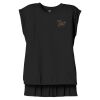 Women's Flowy Muscle Tee With Rolled Cuffs Thumbnail