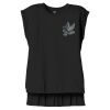 Women's Flowy Muscle Tee With Rolled Cuffs Thumbnail