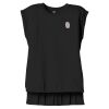 Women's Flowy Muscle Tee With Rolled Cuffs Thumbnail