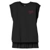 Women's Flowy Muscle Tee With Rolled Cuffs Thumbnail