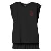 Women's Flowy Muscle Tee With Rolled Cuffs Thumbnail