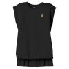 Women's Flowy Muscle Tee With Rolled Cuffs Thumbnail