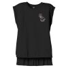Women's Flowy Muscle Tee With Rolled Cuffs Thumbnail