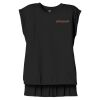 Women's Flowy Muscle Tee With Rolled Cuffs Thumbnail
