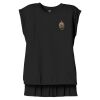 Women's Flowy Muscle Tee With Rolled Cuffs Thumbnail