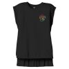 Women's Flowy Muscle Tee With Rolled Cuffs Thumbnail