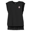 Women's Flowy Muscle Tee With Rolled Cuffs Thumbnail