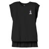 Women's Flowy Muscle Tee With Rolled Cuffs Thumbnail