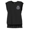 Women's Flowy Muscle Tee With Rolled Cuffs Thumbnail
