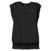 Women's Flowy Muscle Tee With Rolled Cuffs Thumbnail