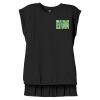 Women's Flowy Muscle Tee With Rolled Cuffs Thumbnail