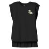 Women's Flowy Muscle Tee With Rolled Cuffs Thumbnail