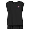 Women's Flowy Muscle Tee With Rolled Cuffs Thumbnail