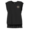 Women's Flowy Muscle Tee With Rolled Cuffs Thumbnail