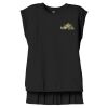 Women's Flowy Muscle Tee With Rolled Cuffs Thumbnail