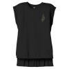 Women's Flowy Muscle Tee With Rolled Cuffs Thumbnail