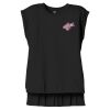 Women's Flowy Muscle Tee With Rolled Cuffs Thumbnail
