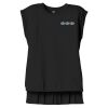Women's Flowy Muscle Tee With Rolled Cuffs Thumbnail