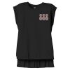 Women's Flowy Muscle Tee With Rolled Cuffs Thumbnail