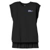 Women's Flowy Muscle Tee With Rolled Cuffs Thumbnail