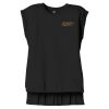 Women's Flowy Muscle Tee With Rolled Cuffs Thumbnail