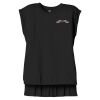 Women's Flowy Muscle Tee With Rolled Cuffs Thumbnail