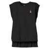 Women's Flowy Muscle Tee With Rolled Cuffs Thumbnail