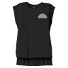 Women's Flowy Muscle Tee With Rolled Cuffs Thumbnail