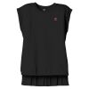Women's Flowy Muscle Tee With Rolled Cuffs Thumbnail