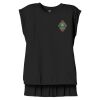 Women's Flowy Muscle Tee With Rolled Cuffs Thumbnail