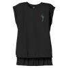 Women's Flowy Muscle Tee With Rolled Cuffs Thumbnail