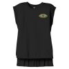 Women's Flowy Muscle Tee With Rolled Cuffs Thumbnail