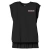 Women's Flowy Muscle Tee With Rolled Cuffs Thumbnail