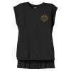 Women's Flowy Muscle Tee With Rolled Cuffs Thumbnail